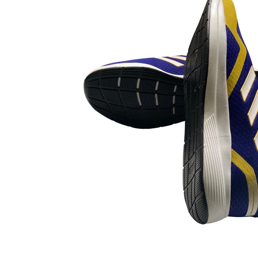 Adidas Mens Purple Yellow Running Shoes Sneakers GA0909 8.5 NWOB - Picture 7 of 8
